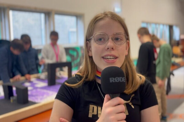 Leerlingen Gentiaan College ontwikkelen robotbaan voor NewTechFestival